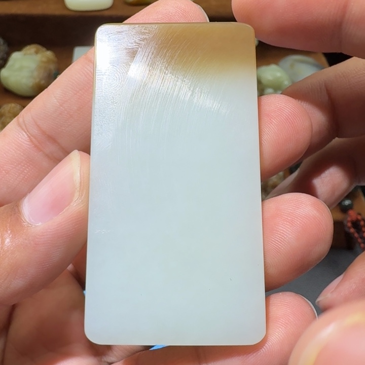 沼***具和田玉未镶嵌挂件