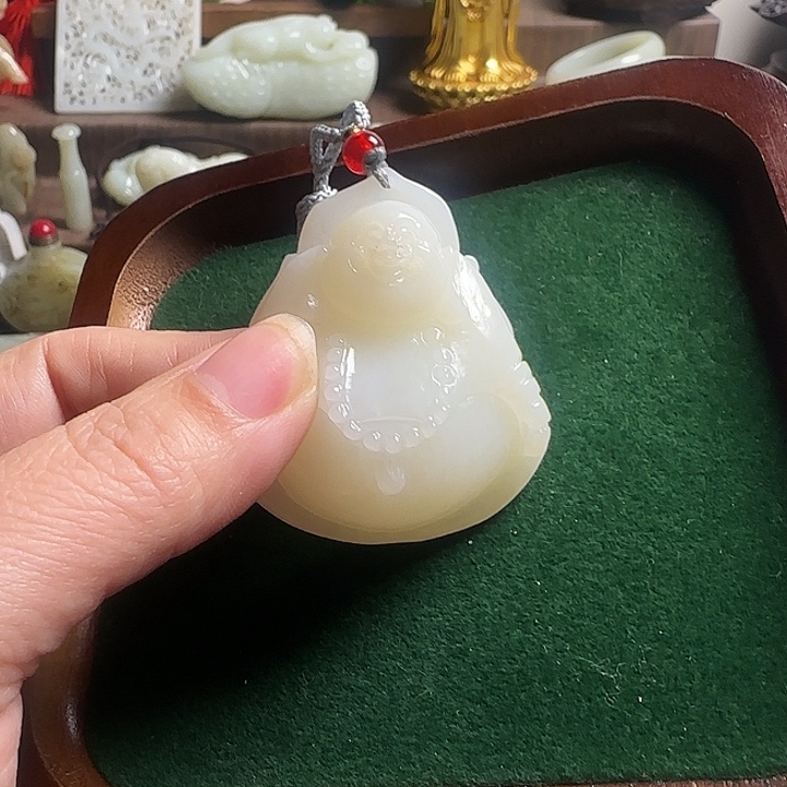 加***）瓷片新号开播挂件一个