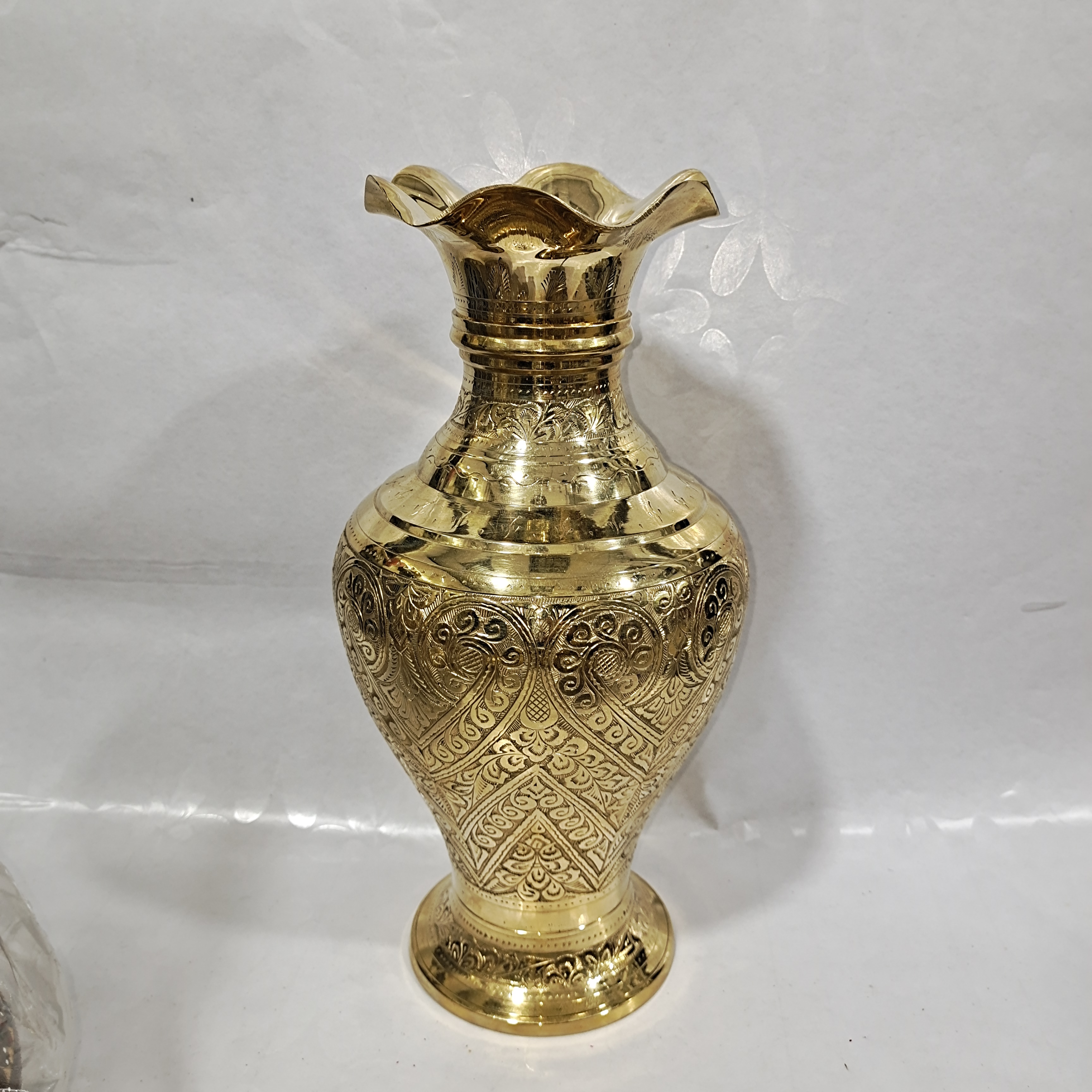 一个高31厘米纯铜特色花瓶巴基斯坦进口铜花瓶