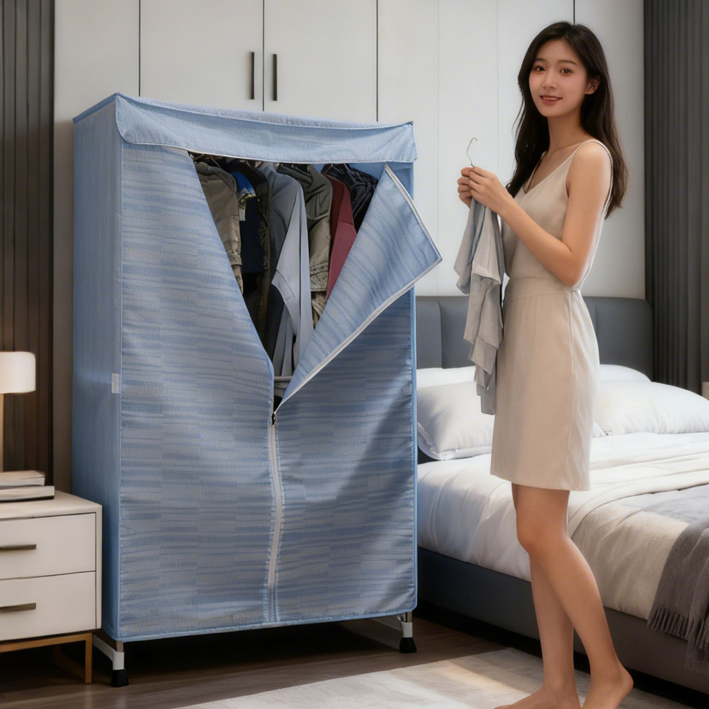 万家达烘干衣机烘干机家用双层大容量柜式智能定时速干神器