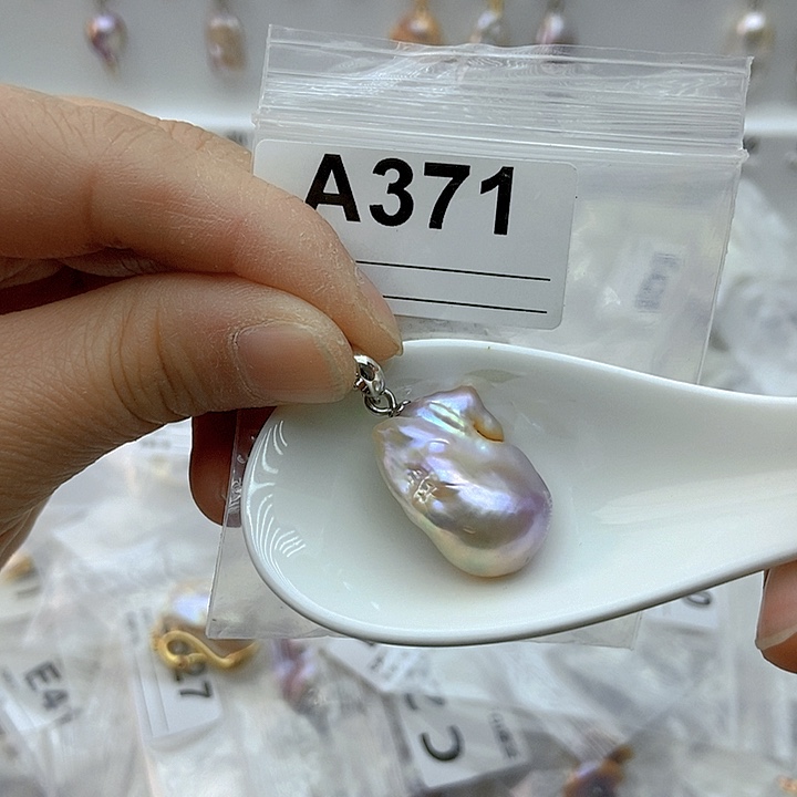 淡水珍珠颈饰银S925镶嵌