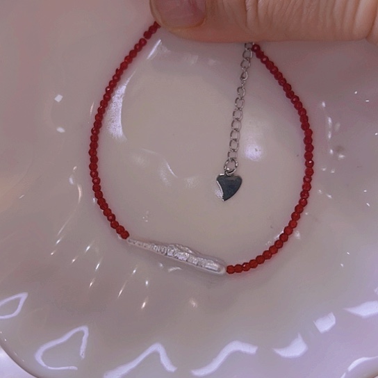 淡水珍珠手绳合金