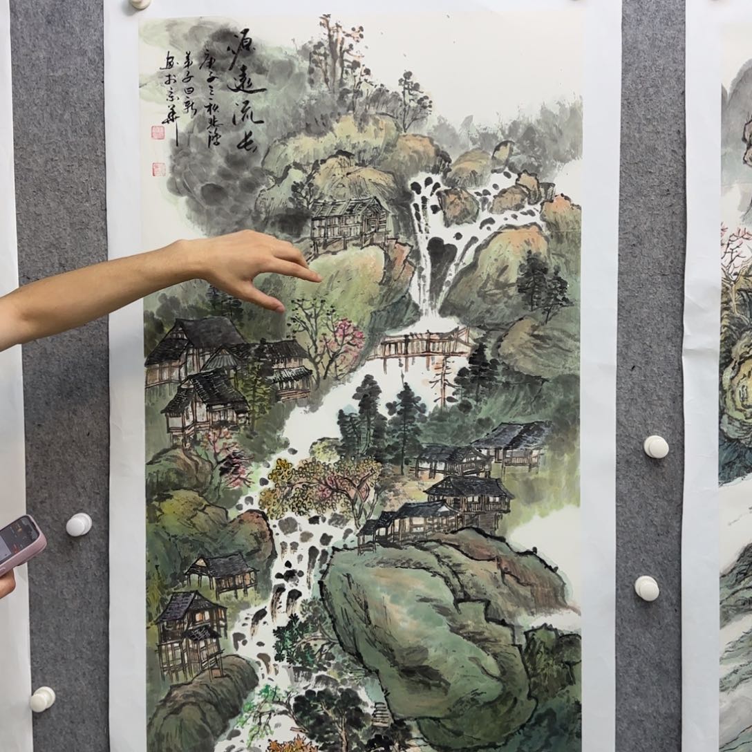 书法作品多次参加