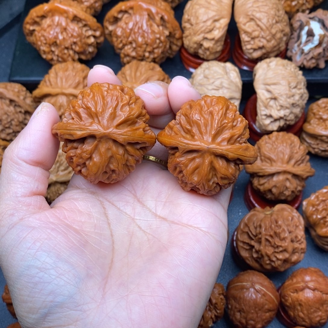 文玩核桃把件43宫灯