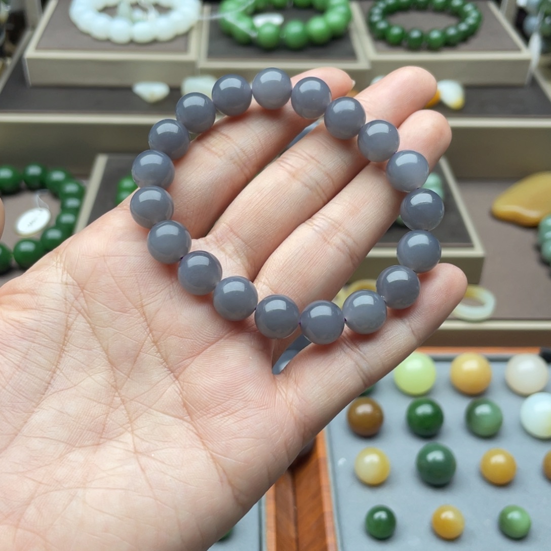 *****和田玉未镶嵌手链10