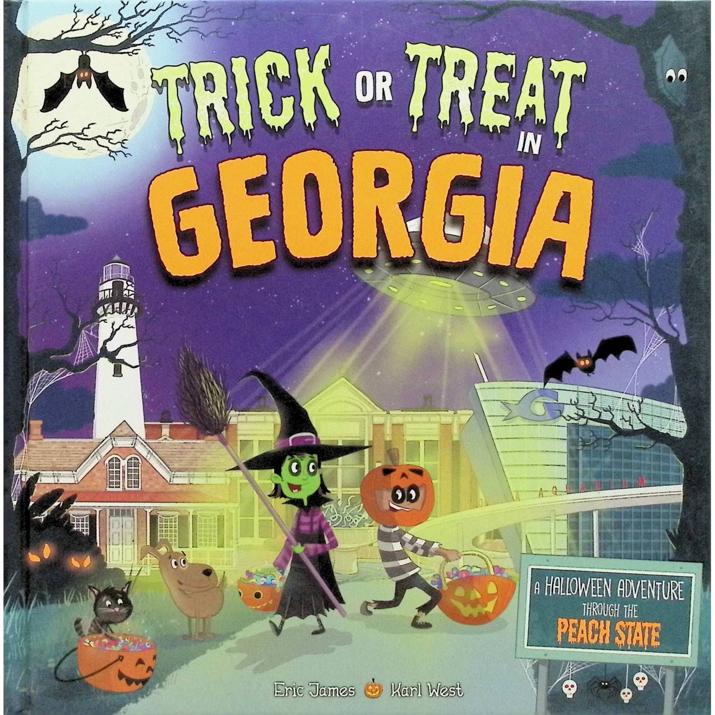 贾伯沃克儿童系列原版书英语绘本TrickorTreat乔治亚州万圣节冒险