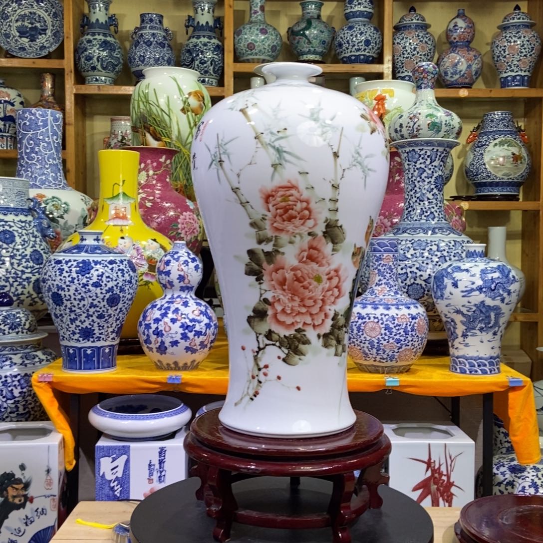 瓶景德镇陶瓷花瓶摆件
