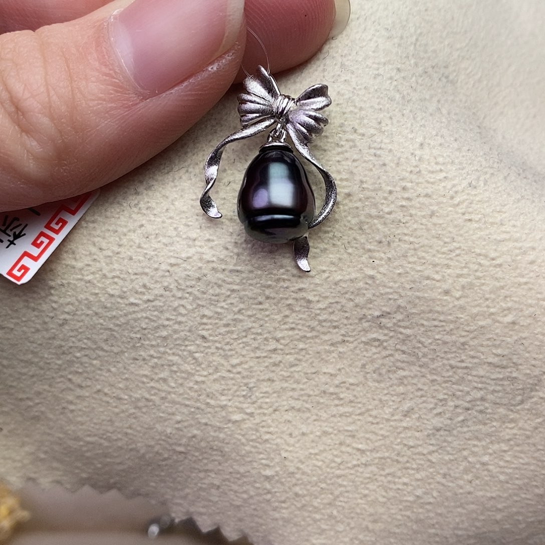 海水珍珠颈饰银S925镶嵌