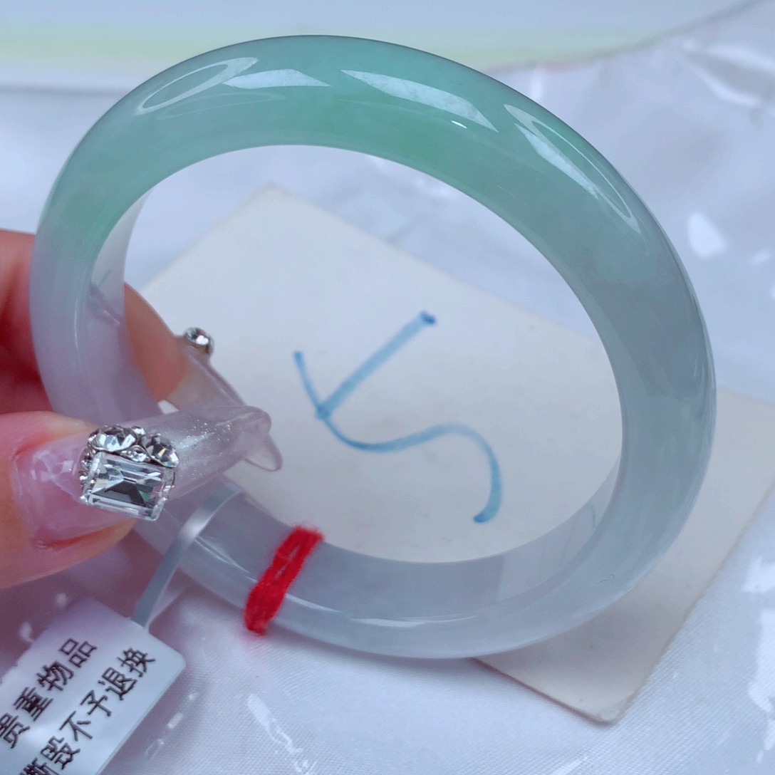 翡翠手镯未镶嵌天然缅甸翡翠A货手镯