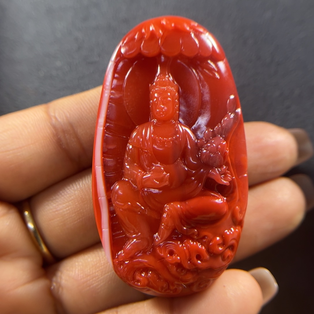 南红玛瑙挂件未镶嵌