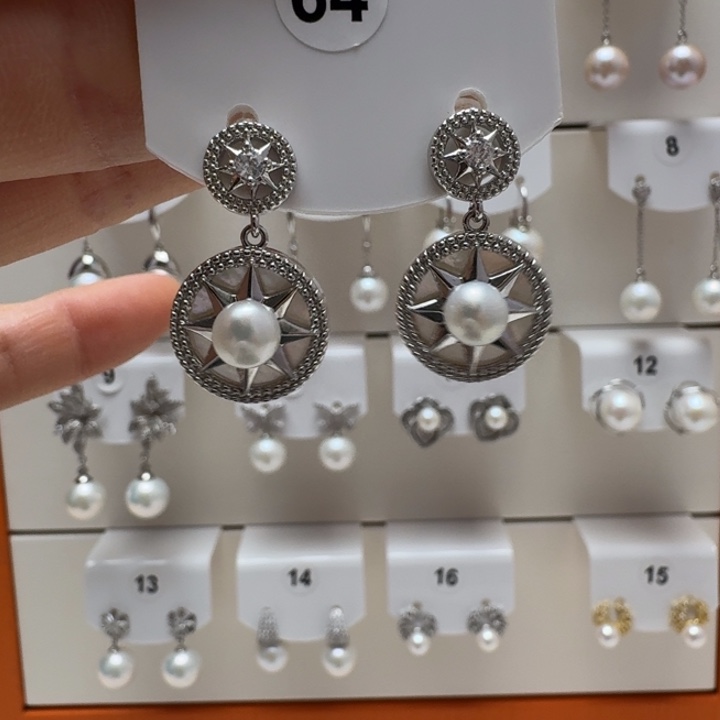 未镶嵌耳饰淡水珍珠