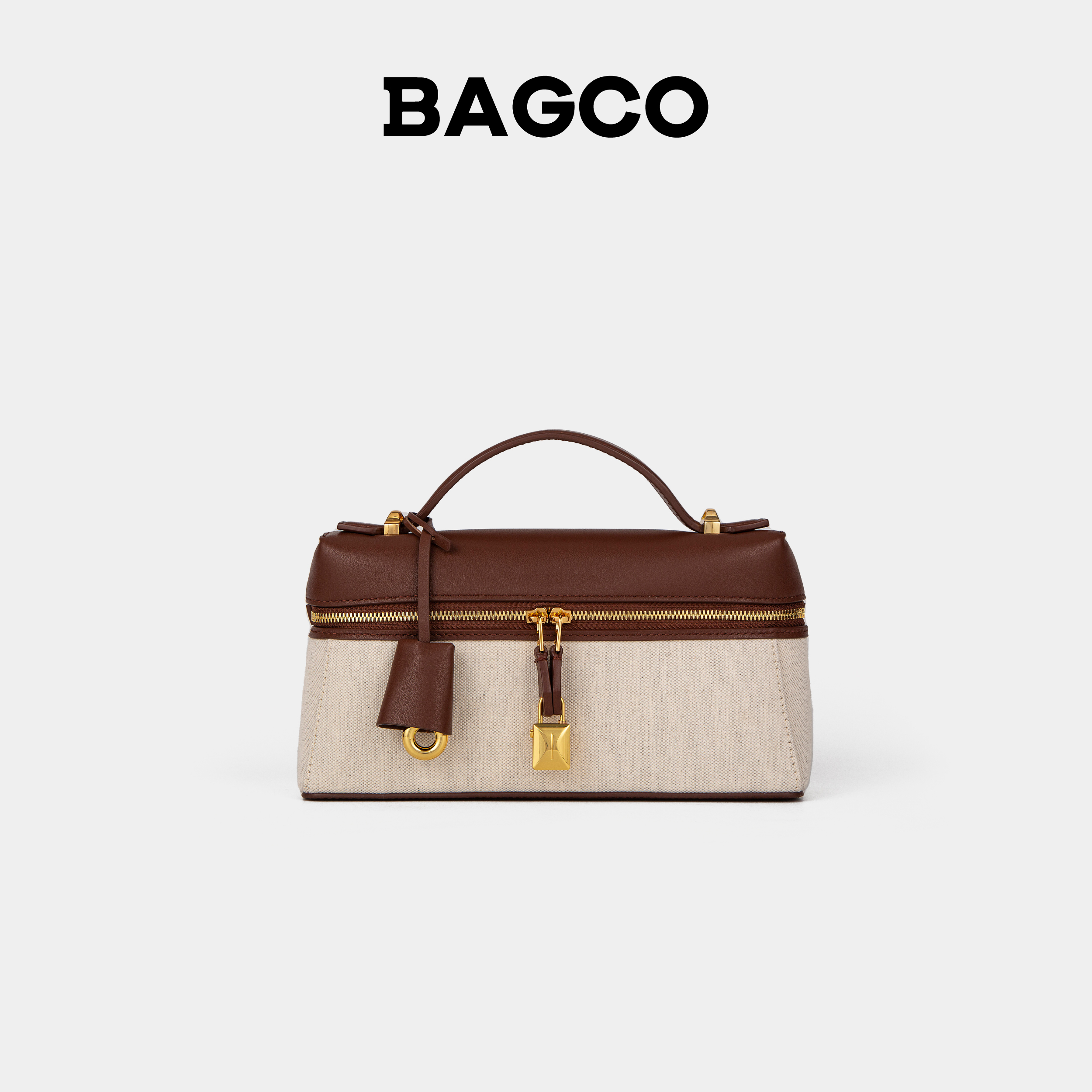 BAGCO/L.P Extra Pocket L23水波纹头层牛皮手拎斜挎