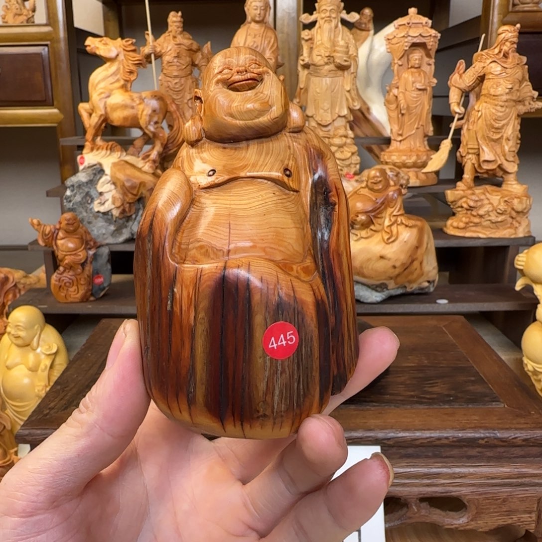 崖柏小木匠艺雕一物一拍
