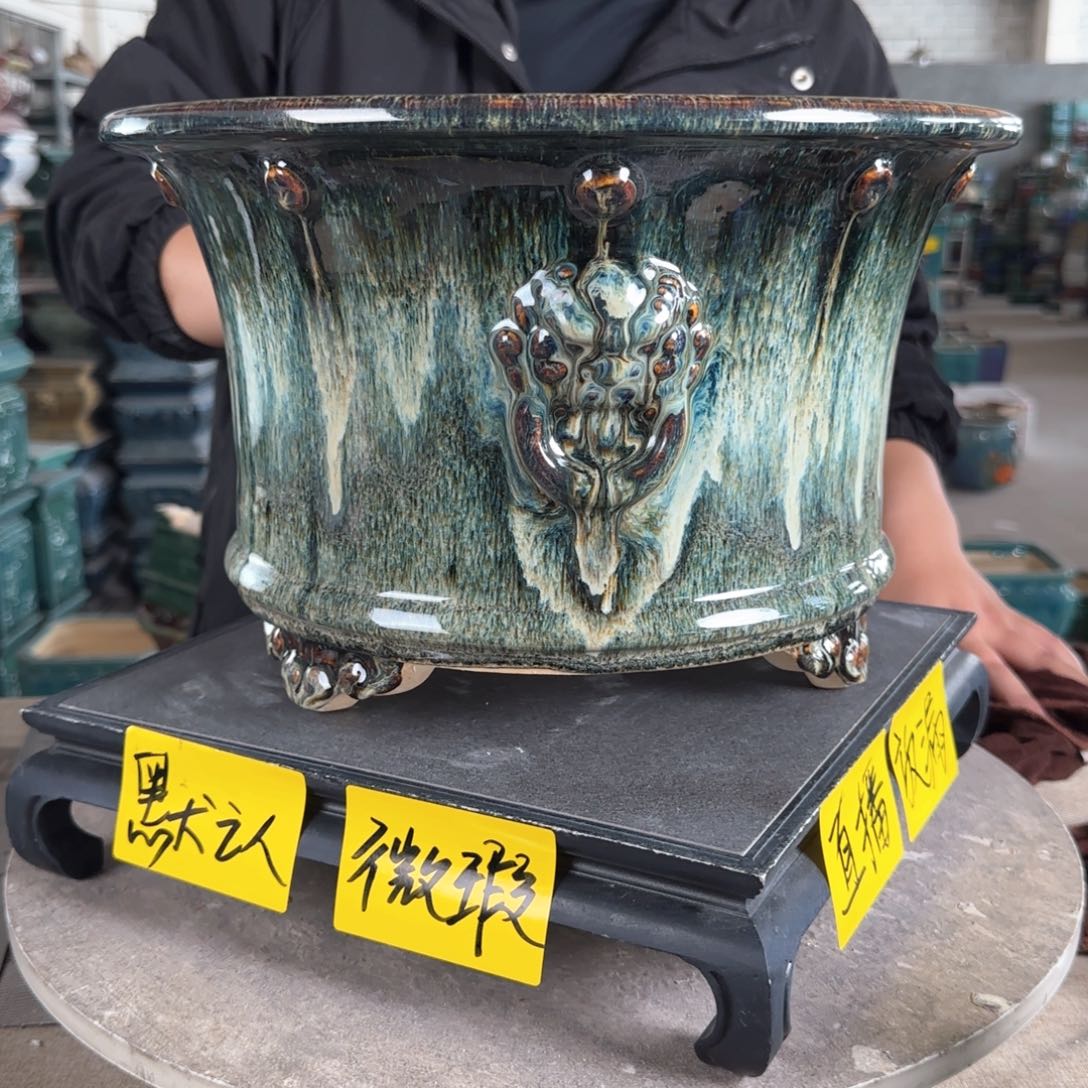 陶。一风堂石湾花盆