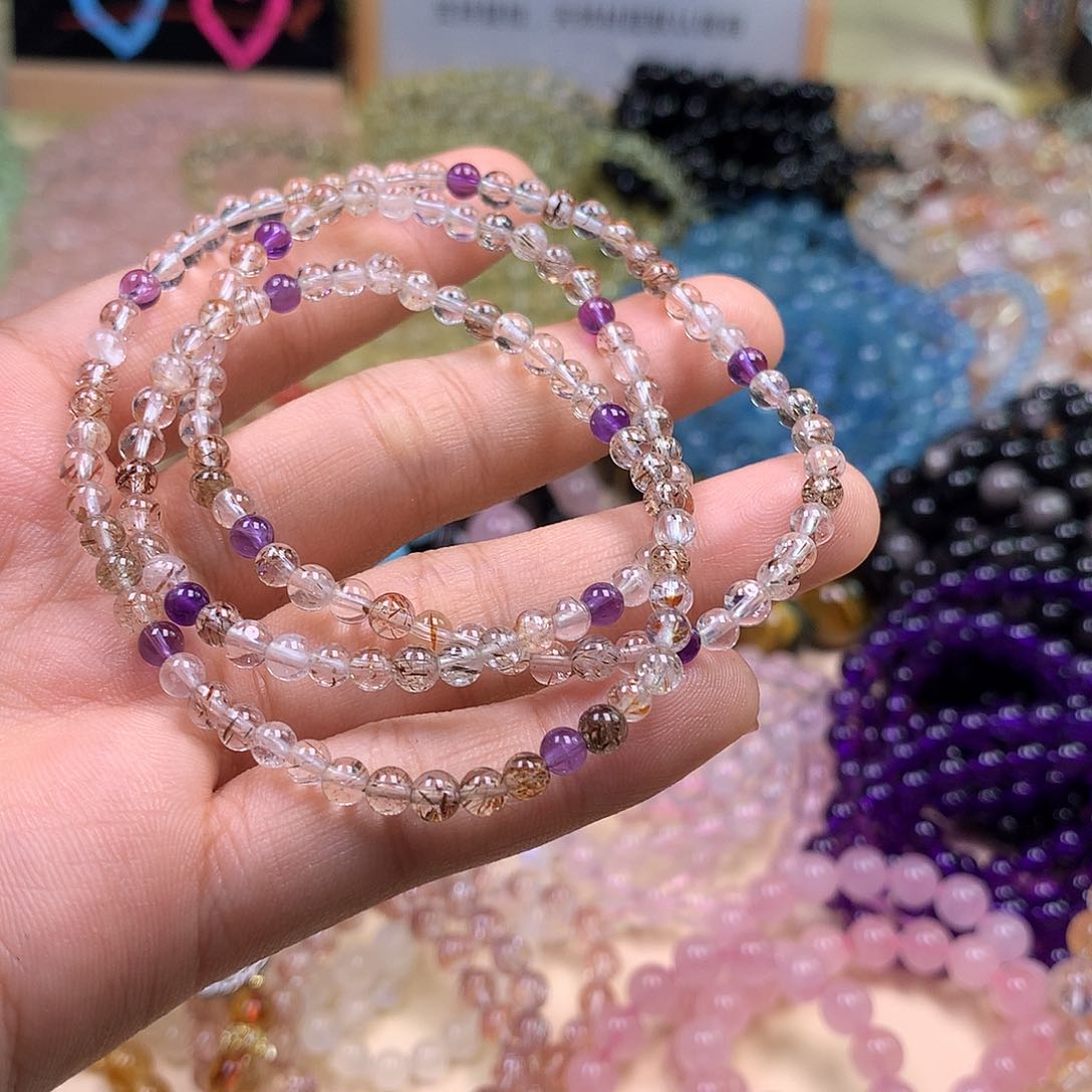 水晶手链未镶嵌天然