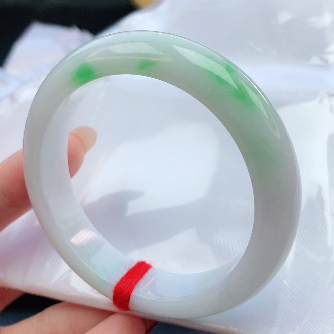 翡翠手镯未镶嵌55圈口882447