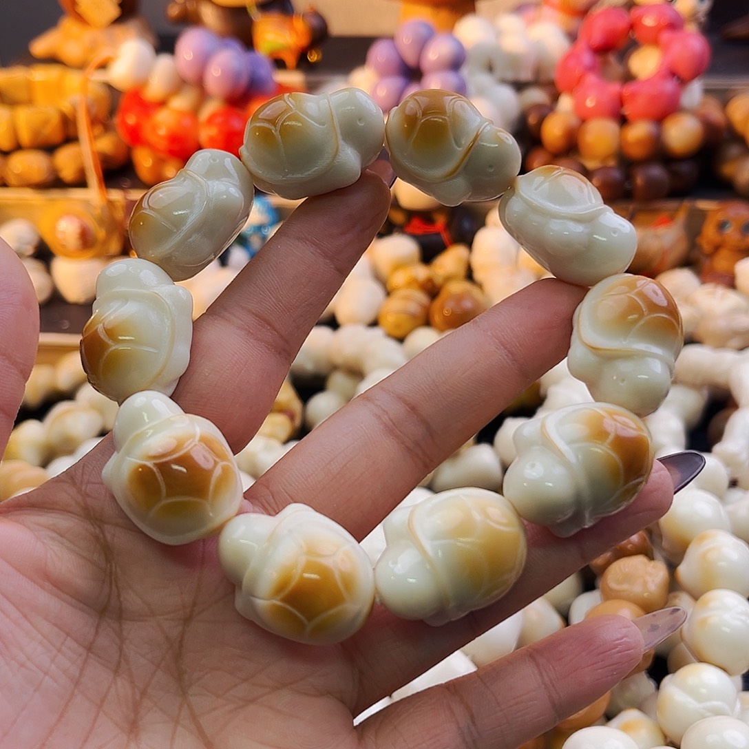 菩提根/象牙果手串小乌龟