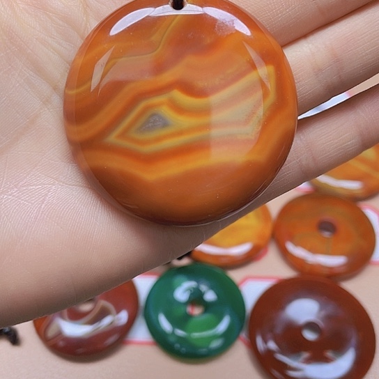 玛瑙/玉髓颈饰未镶嵌花**忧