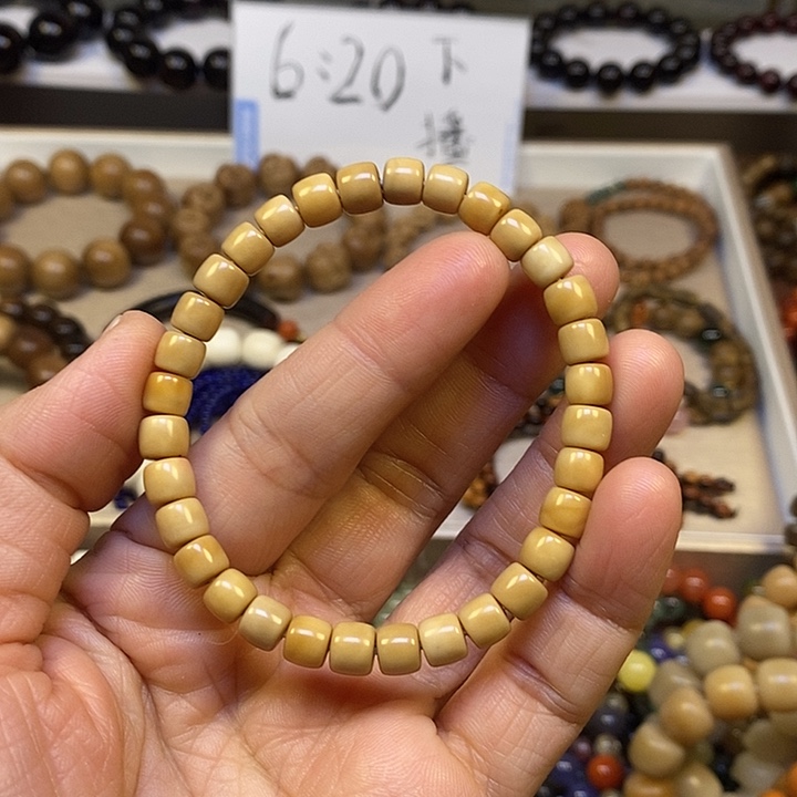 木龙脊菩提单圈手串卡7