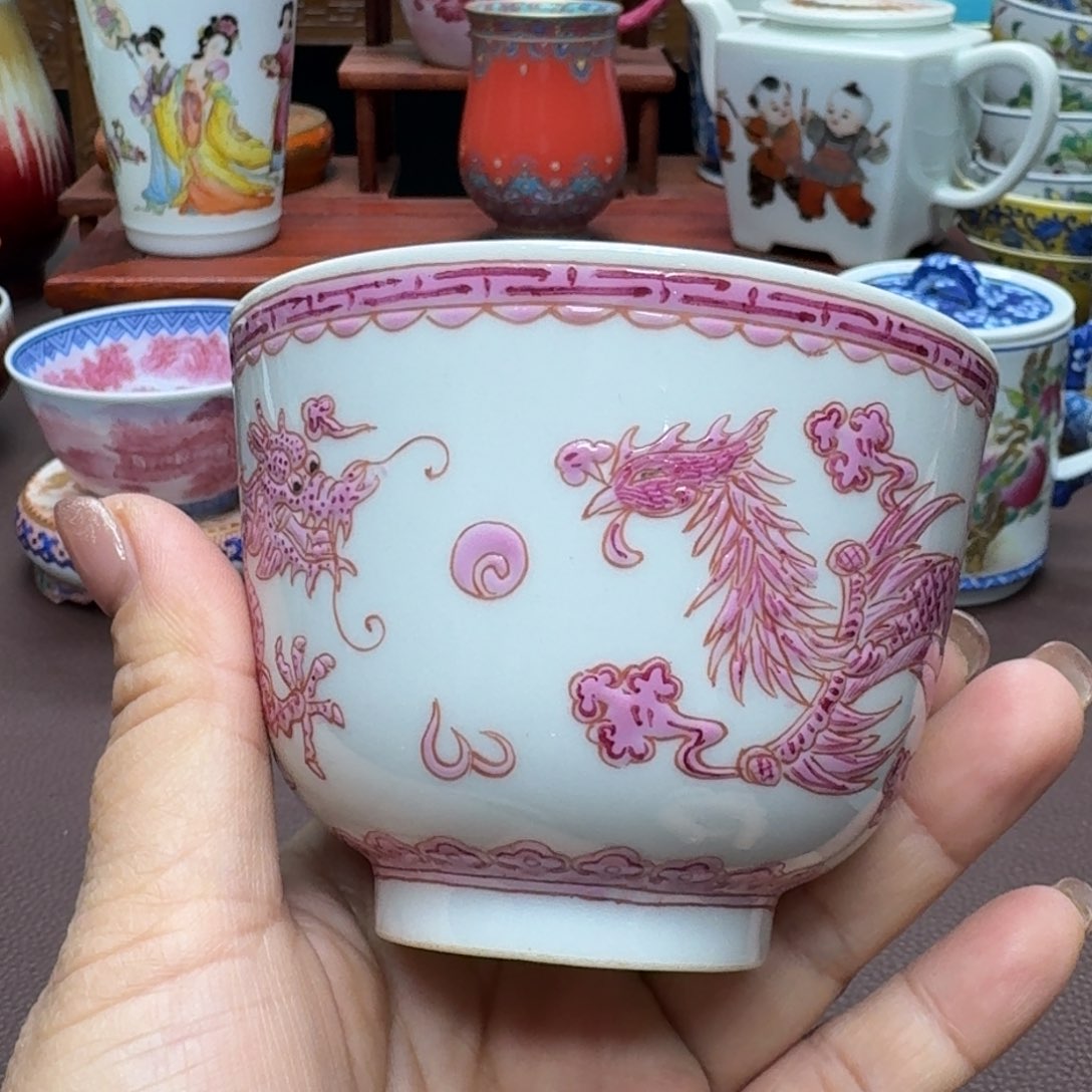 瓷片景德镇仿古手工制作精品展示