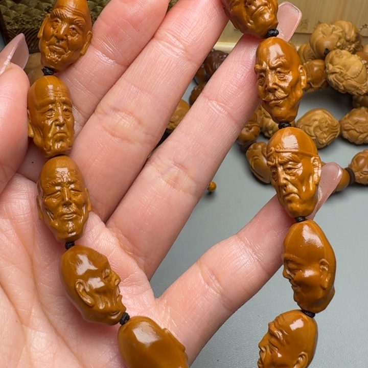 橄榄核手串/手链罗汉手持