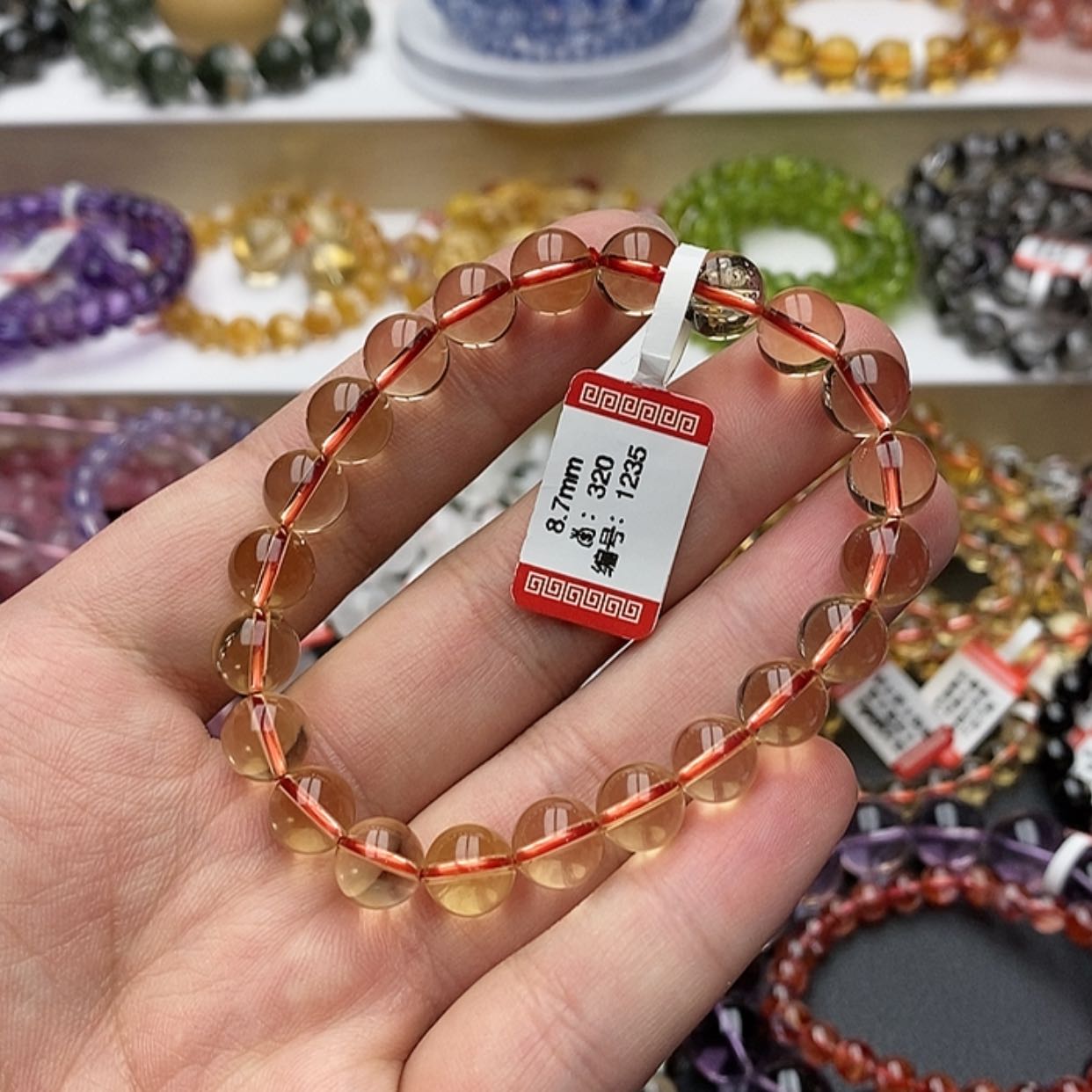 【闪购商品】黄晶手链未镶嵌黄水晶
