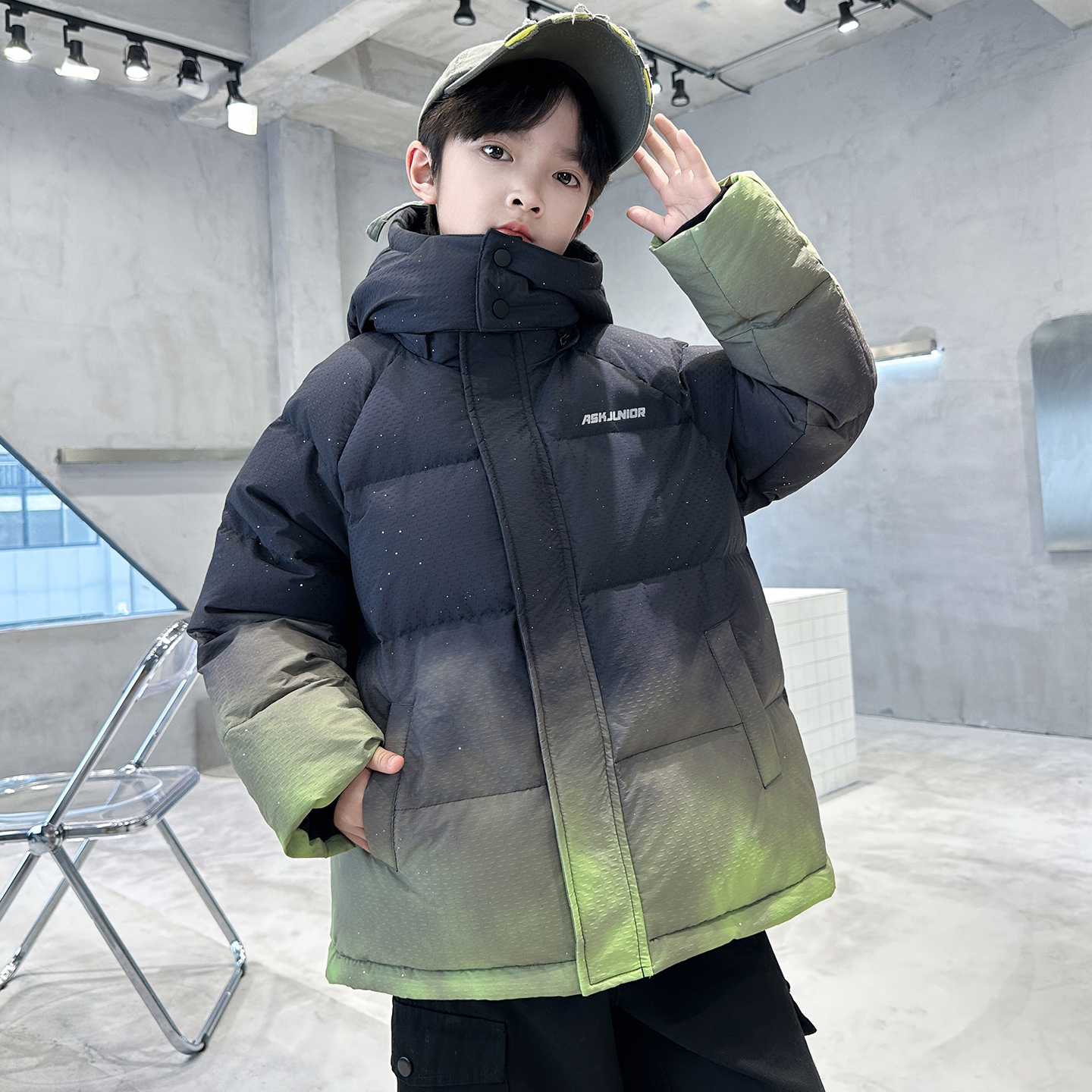 儿童装男童冬装加厚棉衣外套2025新款中大童棉袄冬季男孩保暖棉服