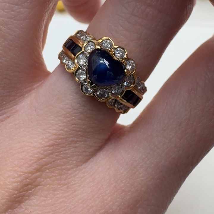 蓝宝石戒指未镶嵌