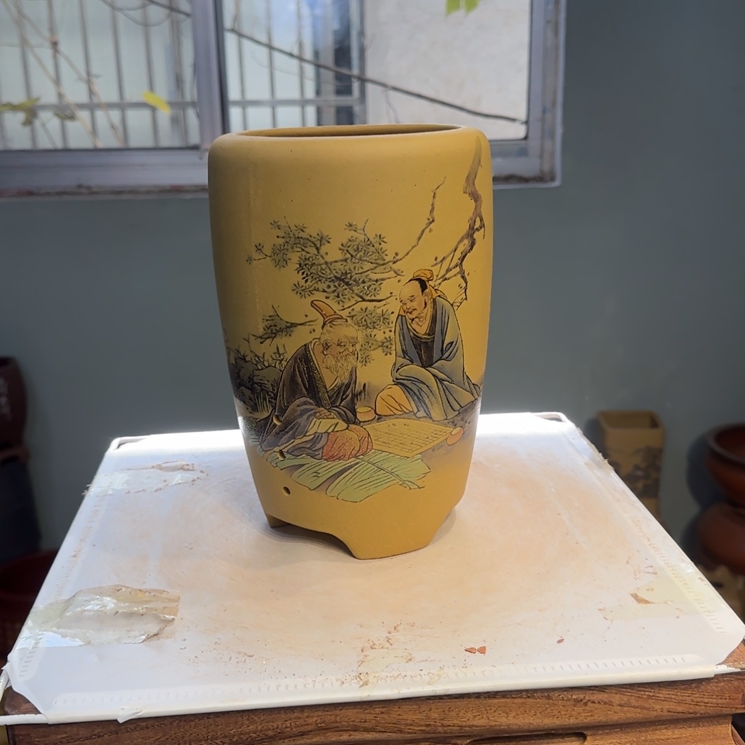 紫砂花盆紫砂口径16