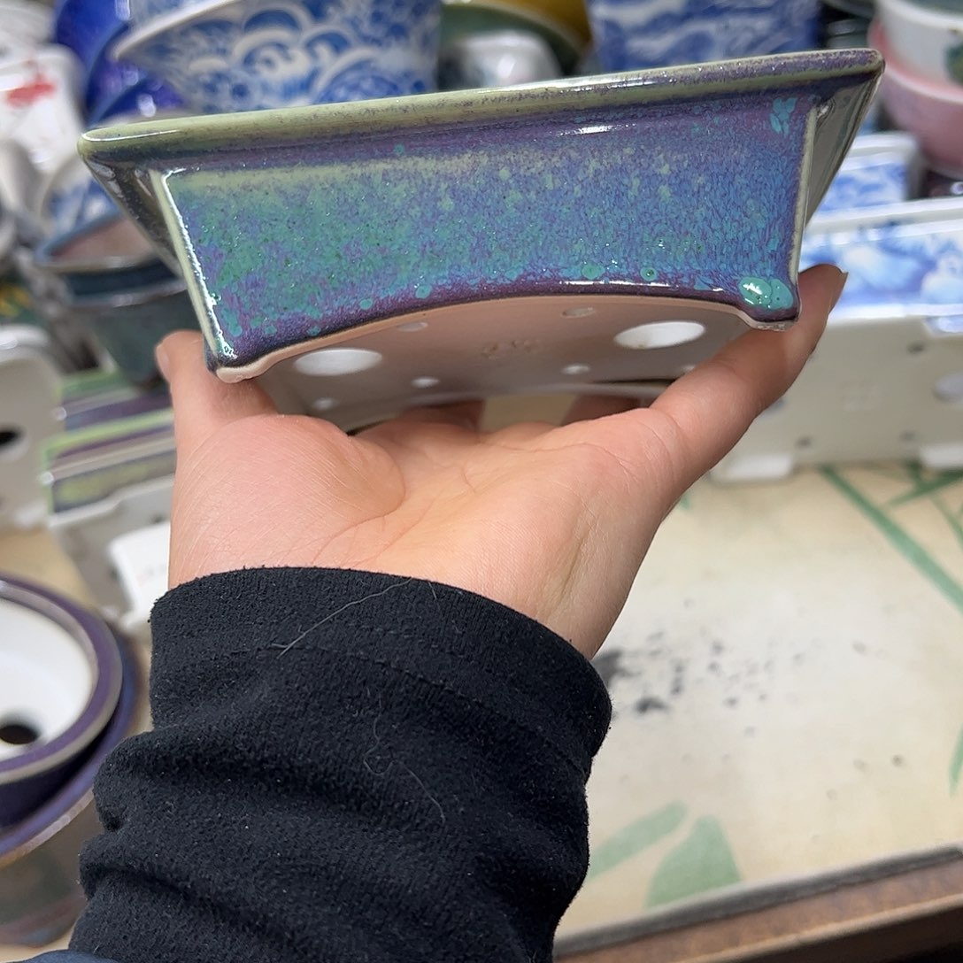 花盆紫砂613号瑕疵15/11/4.5cm窑变