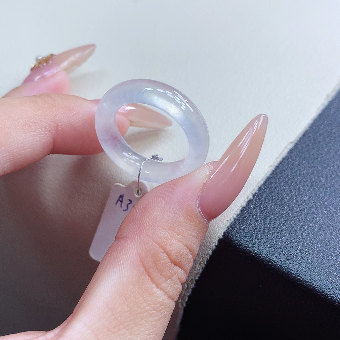 未镶嵌戒指翡翠13-14号