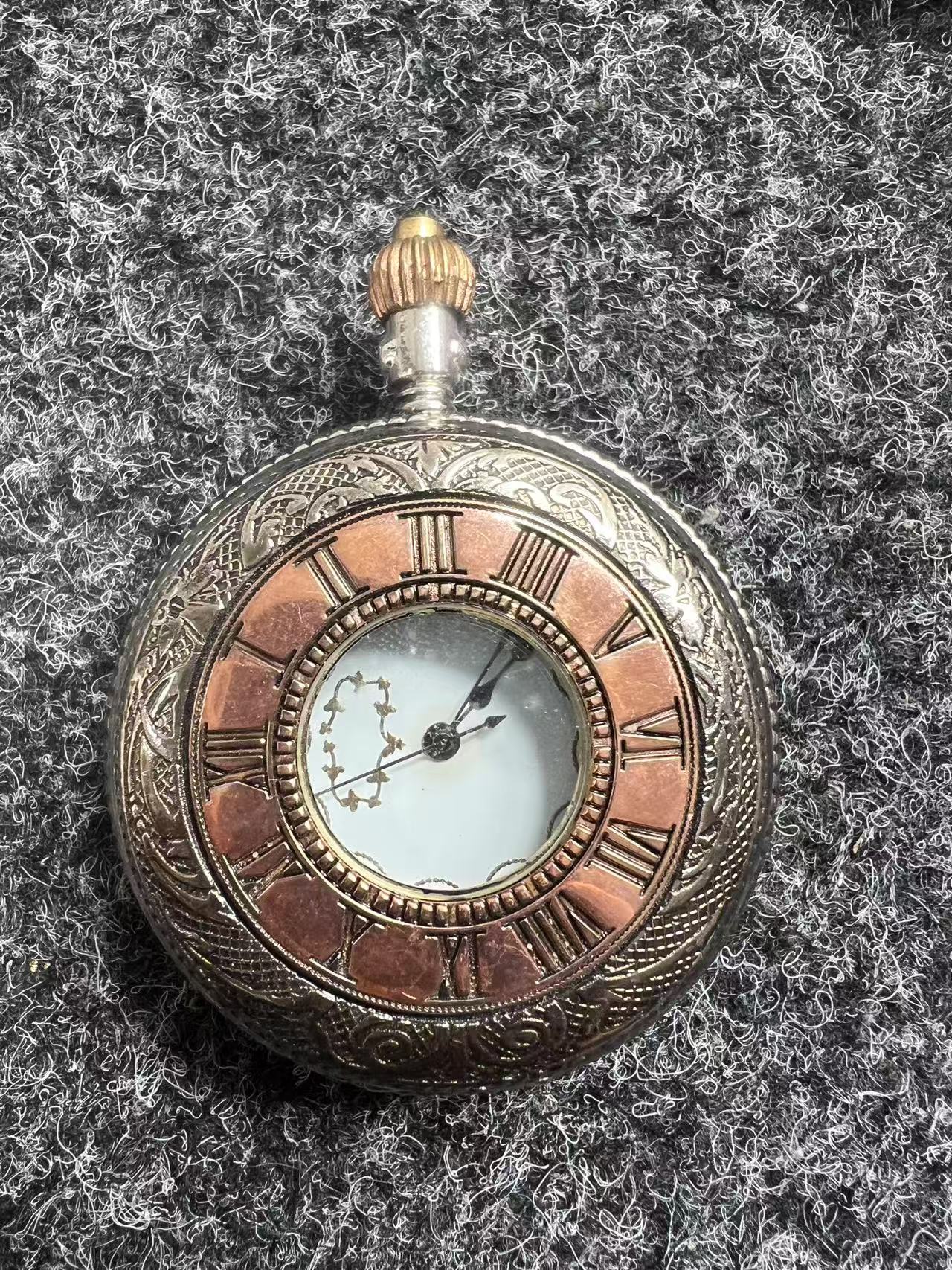 女士复古小众手动机械怀表适合作为送女生生日礼物