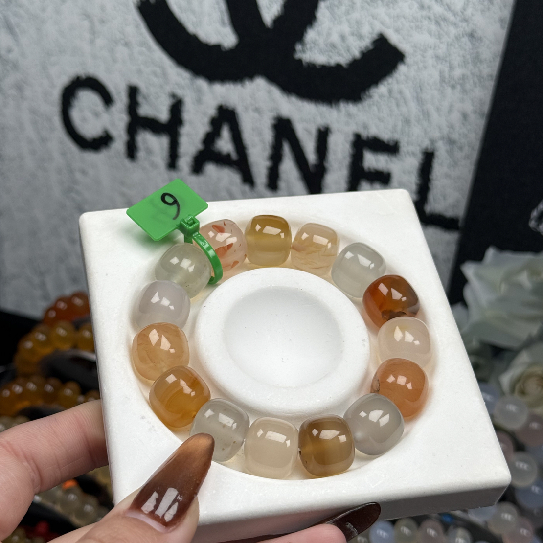 福利6玛瑙手串不退换