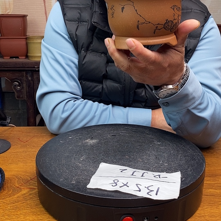 紫砂花盆货号一只JJ2