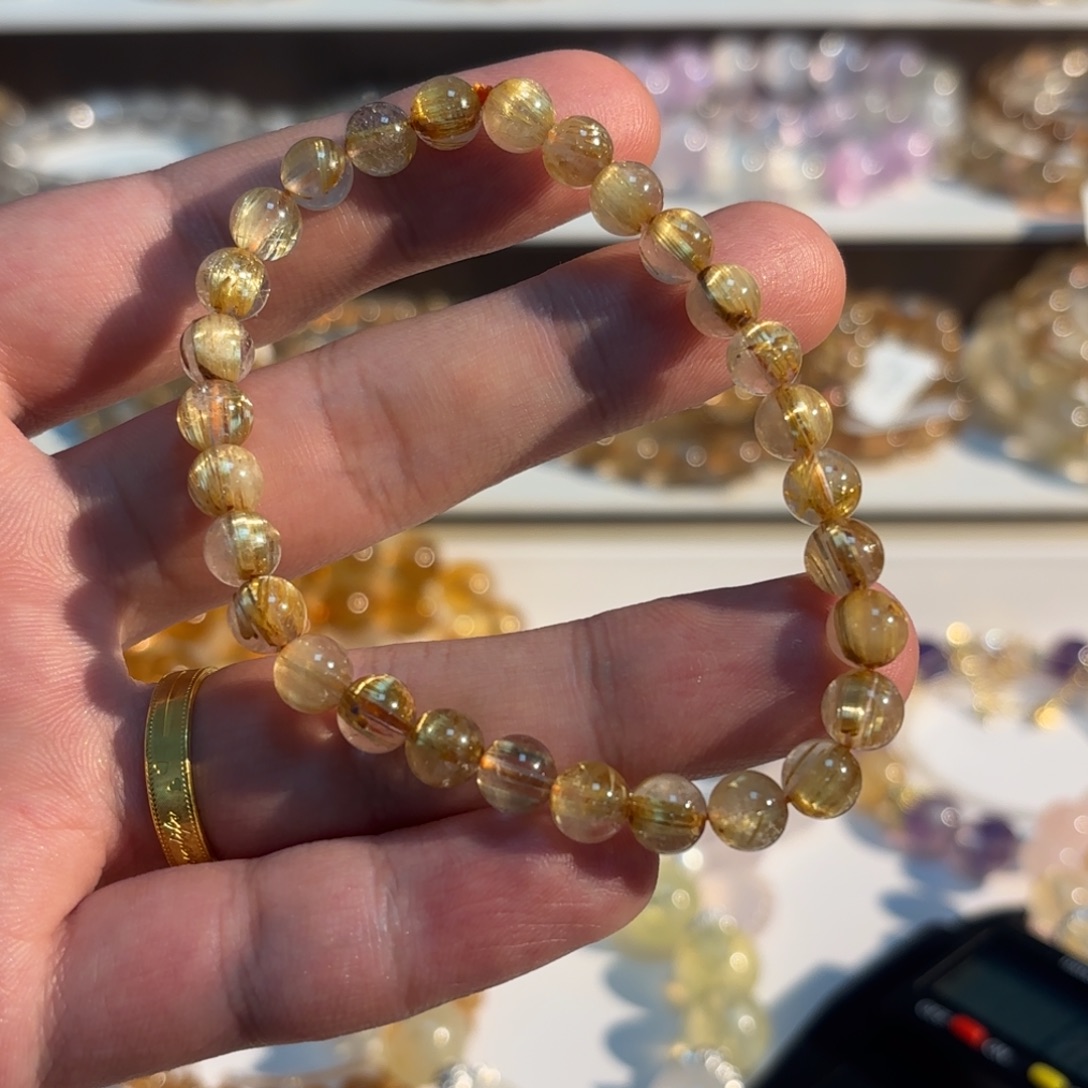 天然金发晶7mm（克15）