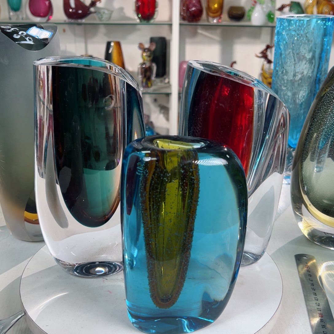 寻**幂高三个轻奢琉璃花器瑕福利