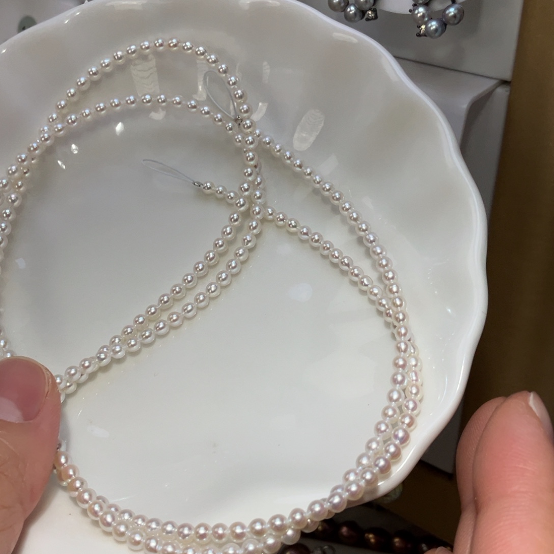 F***n银S925镶嵌淡水珍珠颈饰