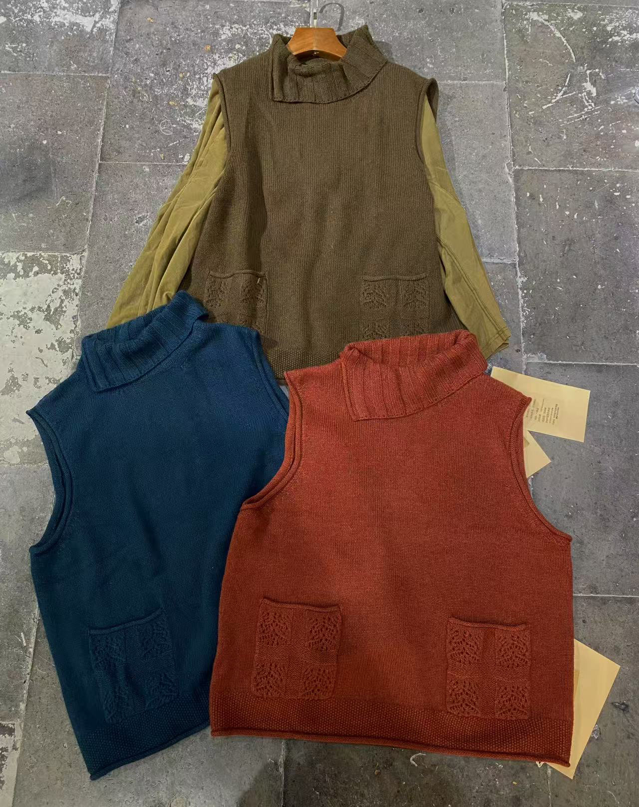 古兰木～原创文艺范宽松马甲3528网红