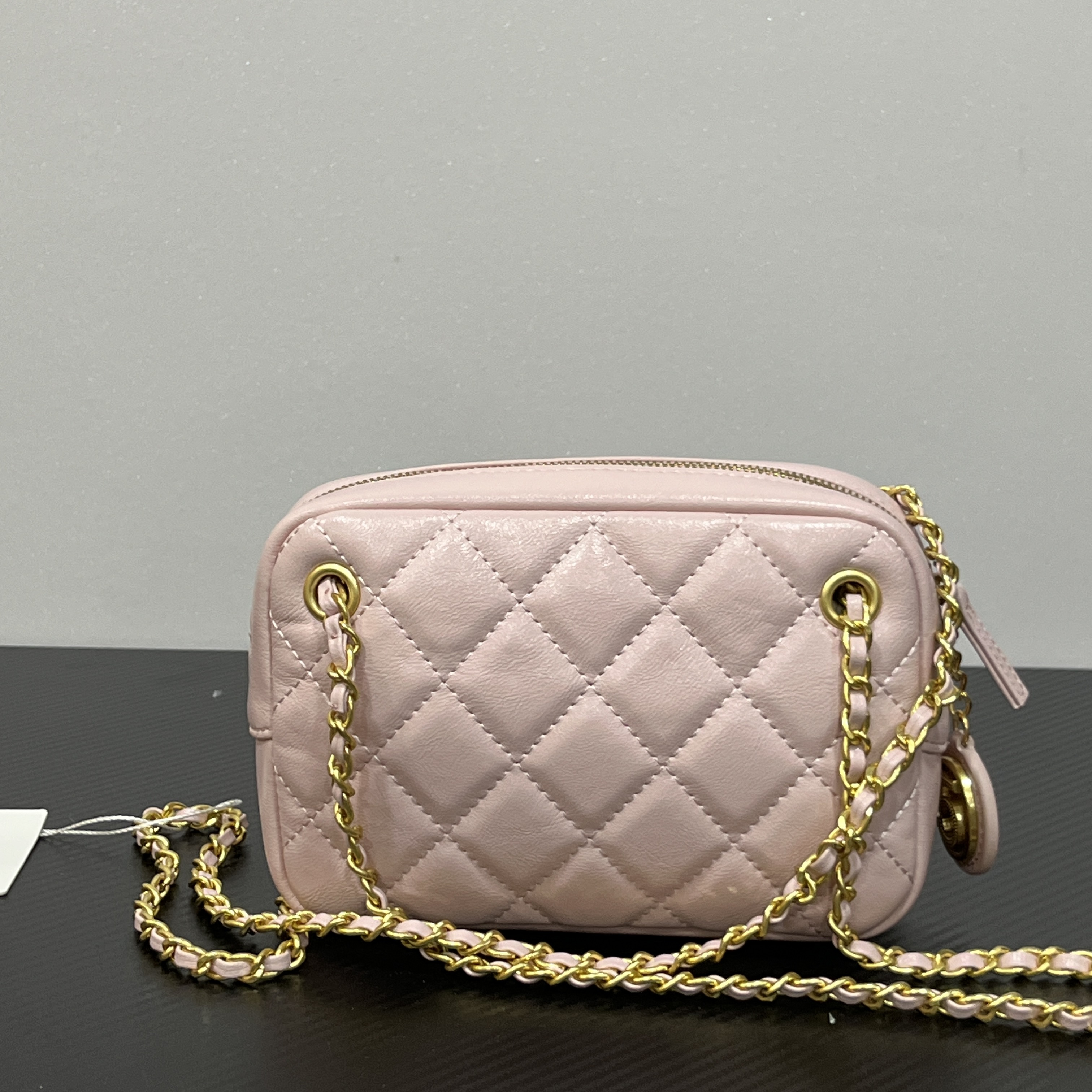 手工真皮包-TA0456-金币小枕头-香-粉