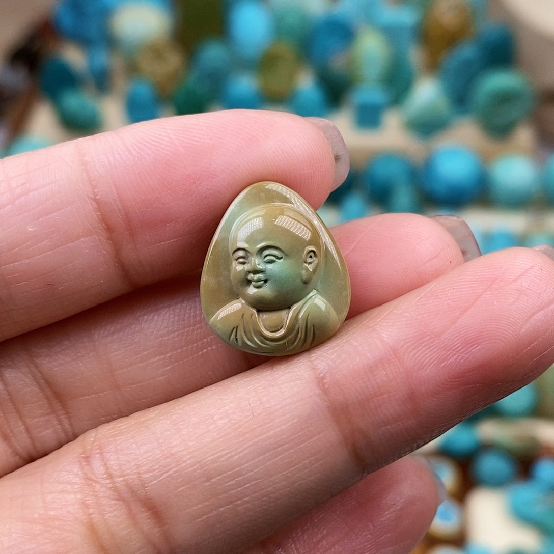 绿松石珠宝奇石未镶嵌