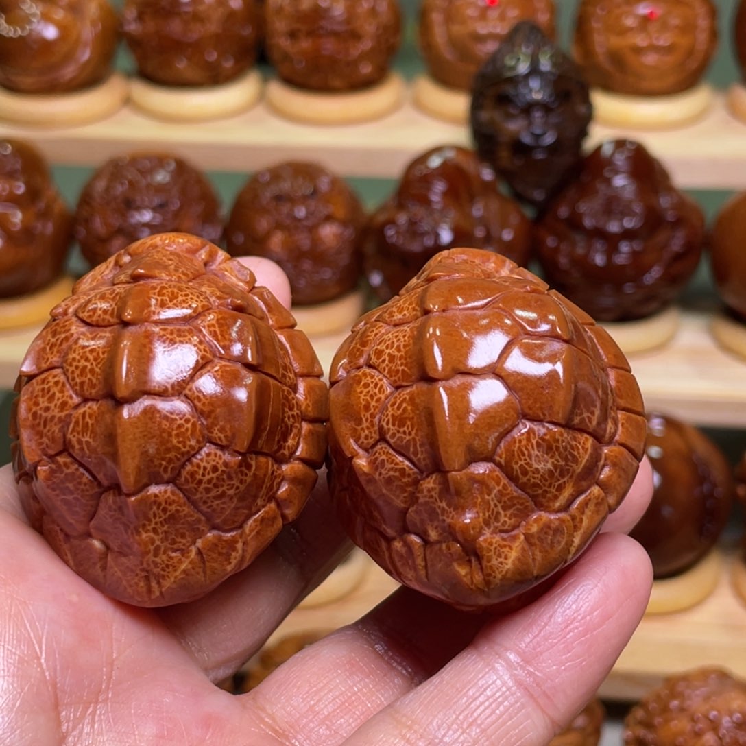 橄榄核手串/手链空*四零富甲一对