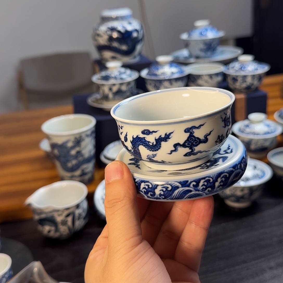 韩***超小小明堂龙杯盖置