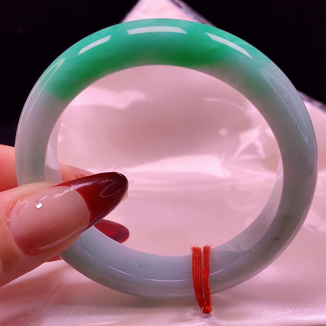 翡翠手镯未镶嵌天然翡翠5228