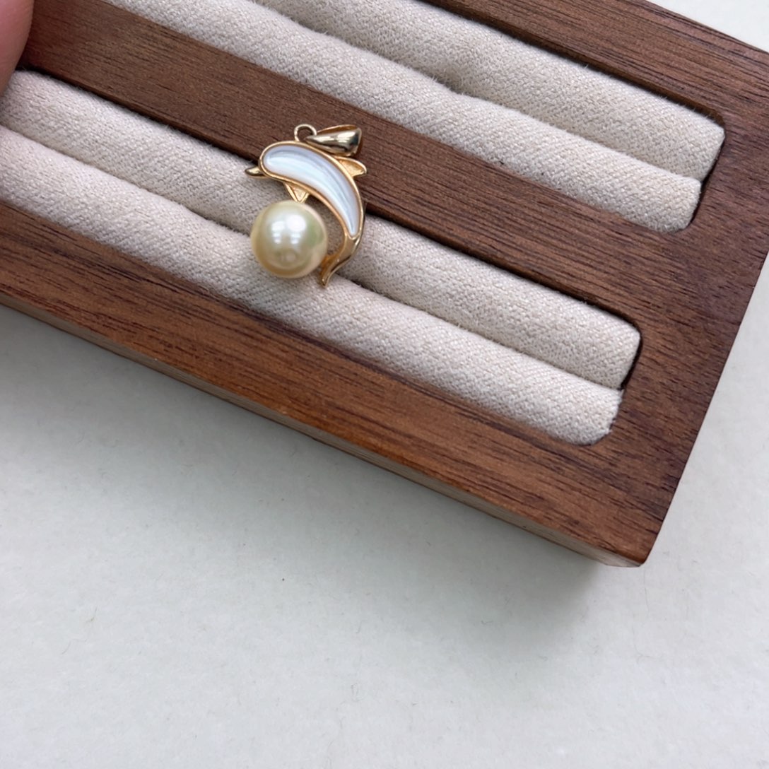 【闪购商品】海水珍珠银S925镶嵌颈饰