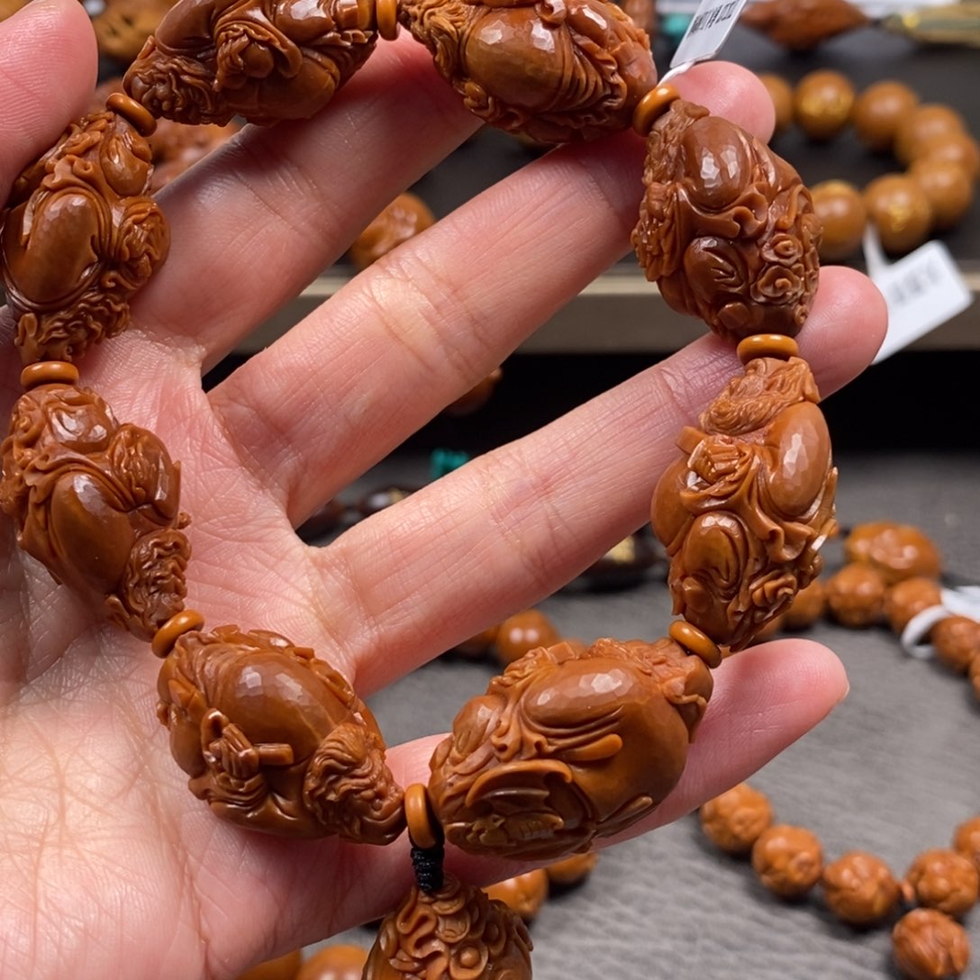 橄榄核手串/手链周*钟馗手串