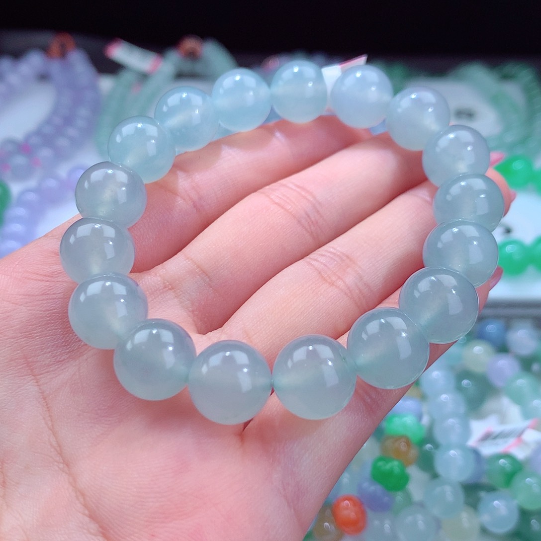 翡翠手链未镶嵌卡11.8