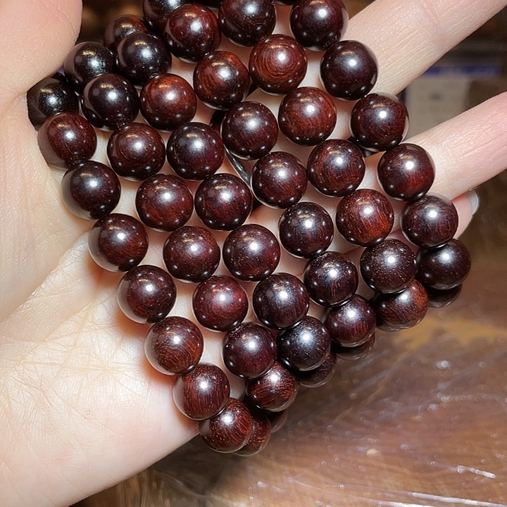 小叶紫檀手串/手链小*印度小叶紫檀1.0多圈