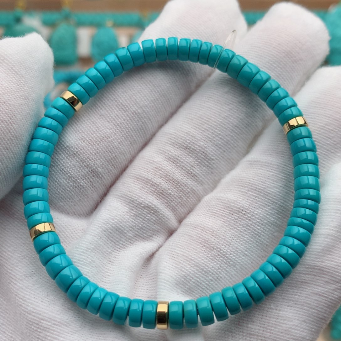 绿松石未镶嵌珠宝奇石5mm