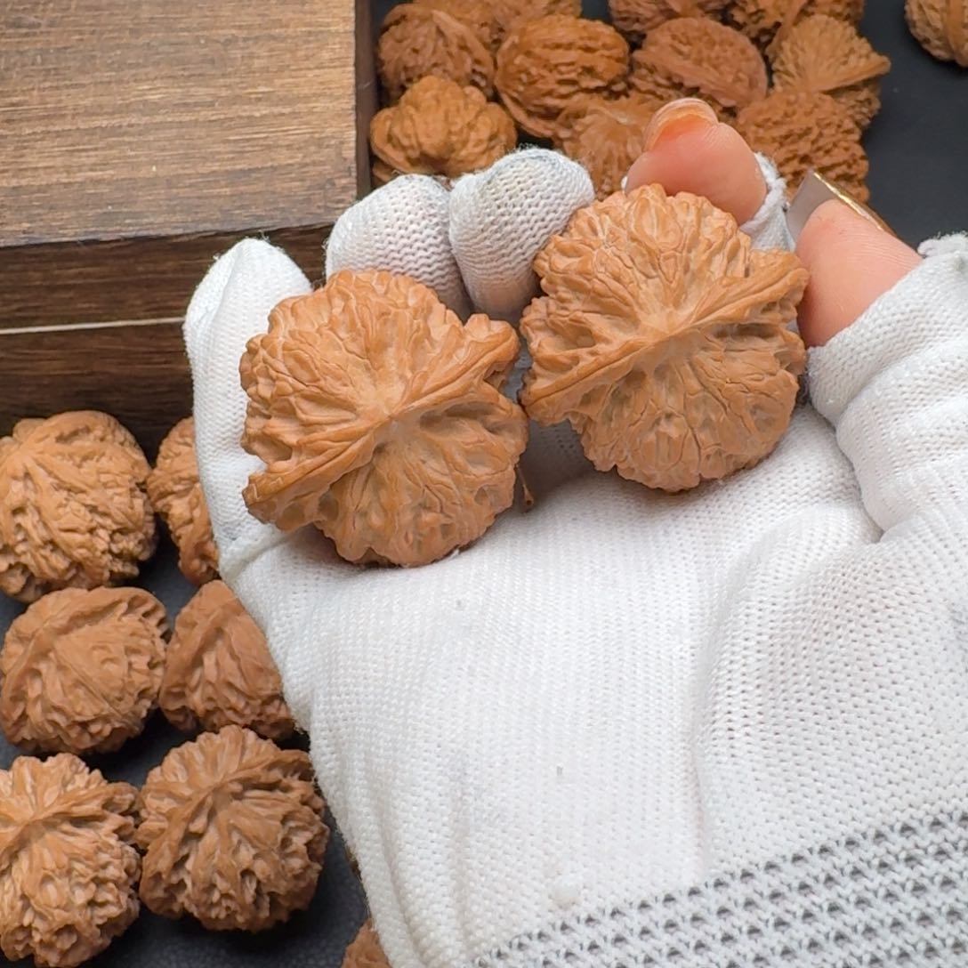 文玩核桃把件萬**缰40苹果025