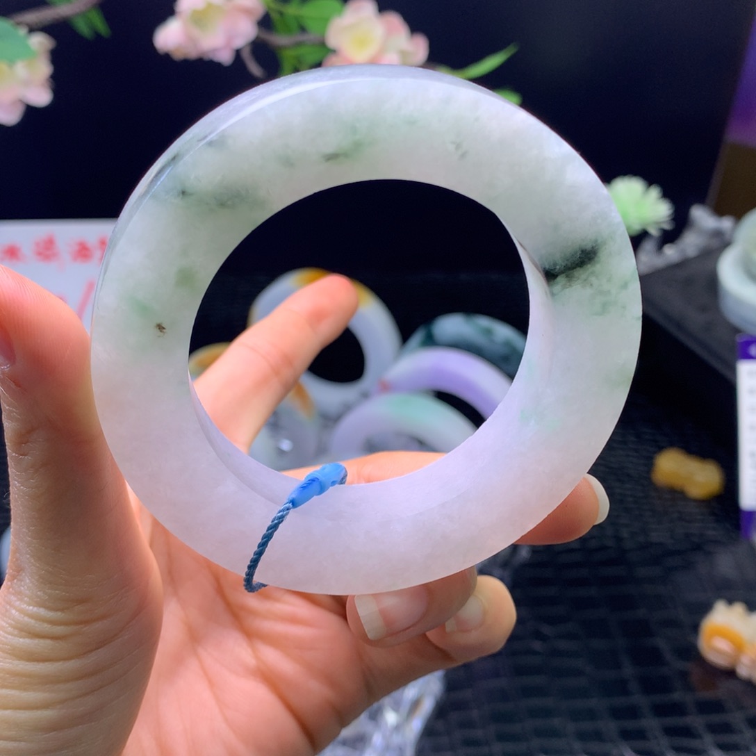 定制翡翠未镶嵌手镯55-68